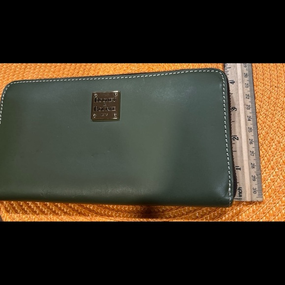 Dooney & Bourke Vachetta Leather Large Zip Around Wristlet - Picture 3 of 6